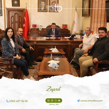 Ondokuz Mayıs Üniversitesi Teknoloji Transfer Ofisi ve Samsun Teknopark’tan Samsun Büyükşehir Belediyesine Ziyaret