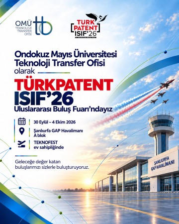 TÜRKPATENT ISIF’26 Uluslararası Buluş Fuarı’ndayız!